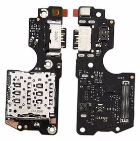 Flex Xiaomi Redmi Note 14 Pro 4G koos charging connector ja microphone, SIM card contact original (service pack)