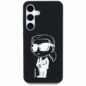 KARL LAGERFELD ümbris jaoks SAMSUNG S25 KLHMS25SPNYKGRTK (Magnetic Silicone Graffiti Ikonik) must
