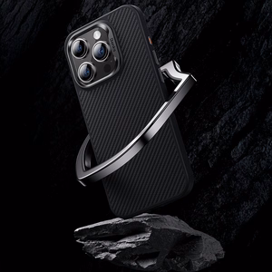 Benks Magnetic Hybrid Armor Pro Kevlar Ümbris Metal Frame 600D jaoks Iphone 15 Plus must