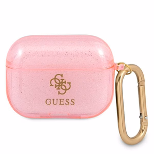 Guess GUAPUCG4GP AirPods Pro ümbris roosa/roosa Glitter Collection