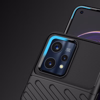 Thunder Case Paindlik soomustatud kate Realme 9 Pro + (9 Pro Plus) must