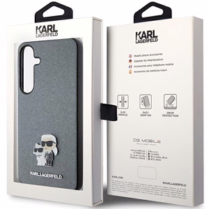KARL LAGERFELD ümbris jaoks SAMSUNG S24 Plus KLHCS24MPSAKCMPG (SAFFIANO KC PIN) hall