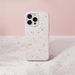 Uniq Coehl Terrazzo ümbris jaoks iPhone 14 Pro - sand