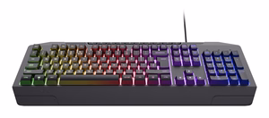 Trust GXT 836 Evocx klaviatuur mängimine USB QWERTY US inglise must