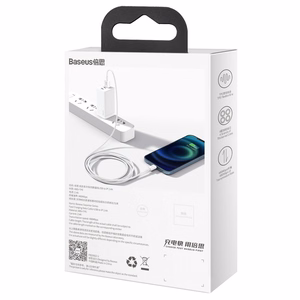Baseus Superior Series Cable USB to Lightning, 2.4A, 1m (valge)