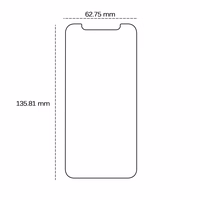 Karastatud klaas 2,5D jaoks iPhone X / XS / 11 Pro