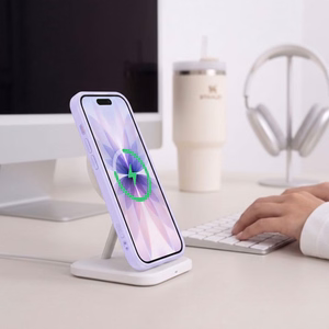 Tech-Protect MagPeak MagSafe CC  iPhone 17 ümbris, mattlilla