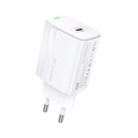 FONENG võrgulaadija EU65 PD 20W 1xUSB-C + kaabel USB-C - Lightning valge