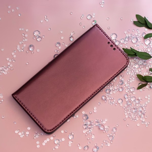 Smart Magnetic ümbris mudelile Xiaomi Redmi Note 17 Pro Max 5G (Global), bordoopunane