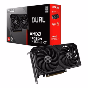 ASUS Dual -RX9060XT-16G AMD Radeon RX 9060 XT 16 GB GDDR6 Videokaart