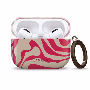 Lamano Tech-Protect Case for AirPods Pro 3 - Pink and Beige