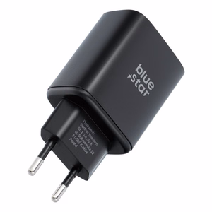 Blue Star USB-C laadija (iPhone 17 Pro / Pro Max) SFC 2.0 3A 60W, must