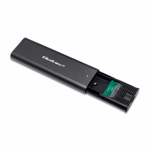 Qoltec 50312 SSD ketta korpus must M.2