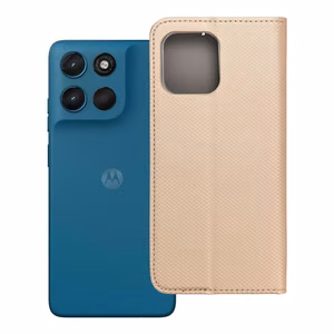 Флип-чехол для Motorola G57 Power Smart Case Book золотой