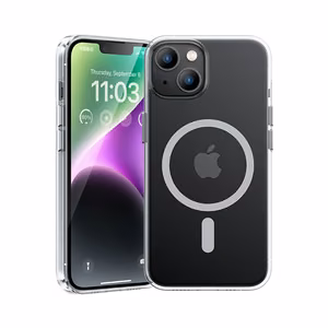 Benks Magnetic Crystal Ümbris jaoks Iphone 15 Plus läbipaistev