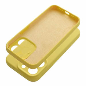 Ümbris Silikoon 2mm jaoks IPHONE 16e (SE 4 2025) lemon