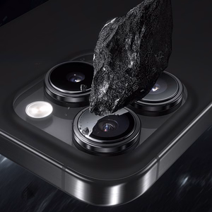 Benks Закалённое стекло Glass Warrior Lens Protector на камеру для Iphone 16/16 Plus (2 линзы) чёрный
