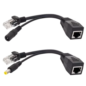 PoE LAN-toiteadapter pääsupunktidele ja ruuteritele, must