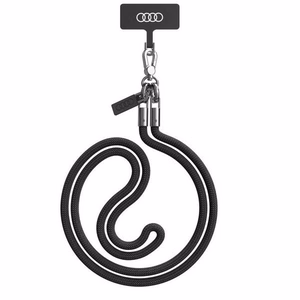 Audi universaalne telefoni rihm 120cm 6mm crossbody must AU-CBL8-R8/D1-BK