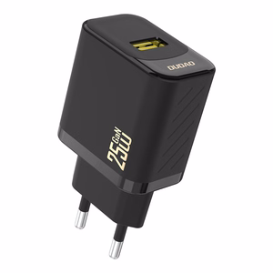 Dudao A27S 25W GaN USB-A Laadija - must