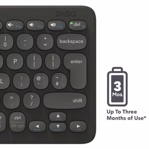 ZAGG Pro Keyboard 12 inch, söehall, Nordic (juhtmevaba laadimine laadimisalusel)