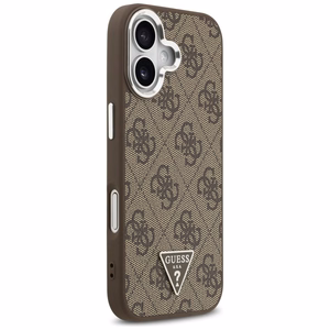 GUESS ümbris jaoks IPHONE 17 compatible with MagSafe GUHMP17SP4TSRCMW (PU 4G W/Triangle Logo SL) brown