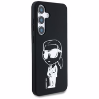 KARL LAGERFELD ümbris jaoks SAMSUNG S25 KLHMS25SPNYKGRTK (Magnetic Silicone Graffiti Ikonik) must