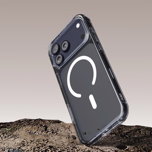 Puro Impact Clear D3O TPU+PC Ümbris Compatible with MagSafe jaoks iPhone 17 Pro Max - Läbipaistev