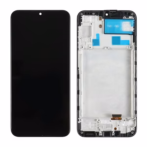 LCD ekraan ühilduv Samsung A245 A24 4G must raamiga HQ