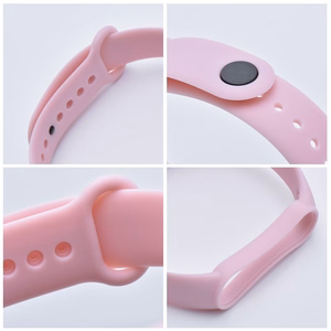 Silicone strap for XIAOMI Mi Band 5 / 6 / 7 pink (06)