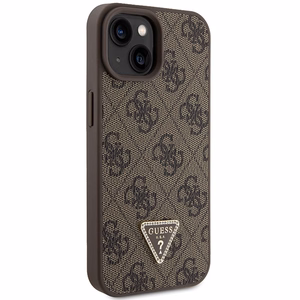 Guess GUHCP15MP4TDSCPW iPhone 15 Plus 6.7" brown/brown hardcase Crossbody 4G Metal Logo