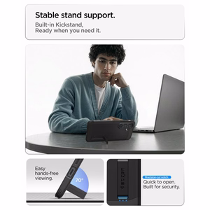 Spigen Tough Armor Mag MagSafe чехол для Samsung Galaxy S26+ чёрный