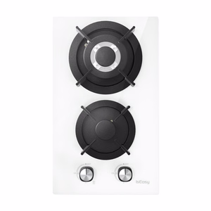 ISEASY MGBG-312A gaasipliidiplaat, 2 põletit (valge)
