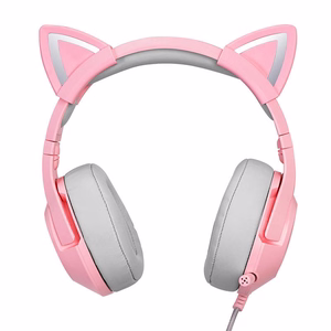 Игровые наушники ONIKUMA K9 RGB розовый