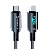Kaabel USB C to USB C Forcell F-Energy QC4.0 PD 5A 100W Digital 1,2 m C277 must