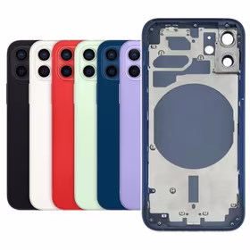 Tagakaas sobib seadmele iPhone 12 Mini täielik korpus / must / OEM