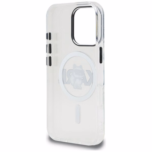Karl Lagerfeld IML Choupette Sketch Logo MagSafe Ümbris iPhone 16 Pro Max - läbipaistev