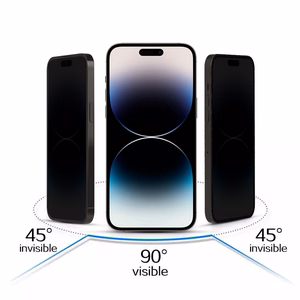 Karastatud klaas Privacy Glass jaoks IPHONE 17 BLACK