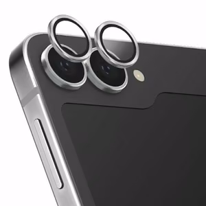 Uniq Optix Auminium Karastatud klaas jaoks Lens with Applicator jaoks Samsung Galaxy Z Flip 6 - Valge