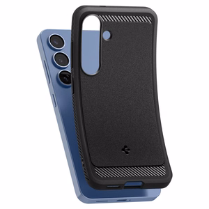 SPIGEN ümbris RUGGED ARMOR MAG compatible with MagSafe jaoks SAMSUNG S25 matte must