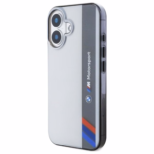 BMW Motosport IML Vertical Stripe iPhone 16 Ümbris - hall