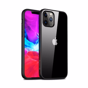 Crong Clear Cover ümbris seadmele iPhone 12 Pro Max, must