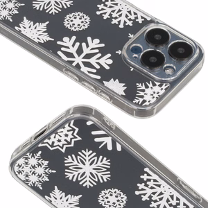 TEL PROTECT Christmas Clear Ümbris jaoks Iphone 15 Pro Design 4