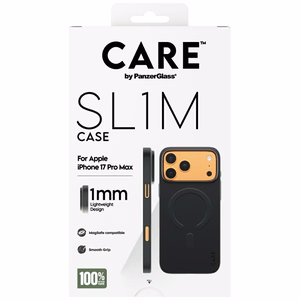 CARE by PanzerGlass SL1M MagSafe Ümbris jaoks iPhone 17 Pro Max - must