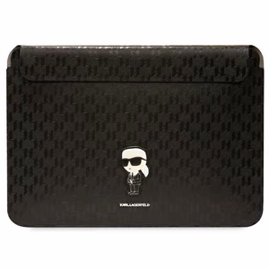 Karl Lagerfeld Saffiano Monogram Ikonik ümbris jaoks a 16" laptop - must