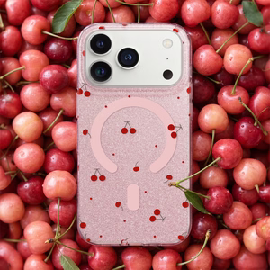 Cherry Mag ümbris iPhone 11 jaoks sädelev