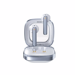 WEKOME VB09 Cyerin Series Bluetooth 5.3 TWS juhtmevabad kõrvaklapid laadimiskarbiga, valged