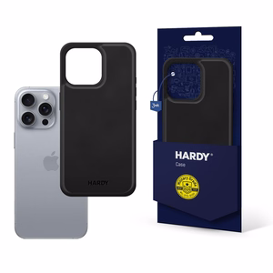 3mk Hardy Apple Silky Leather MagCase jaoks Apple iPhone 16 Pro Max - Must
