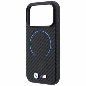 BMW M Carbon Printed Ring MagSafe-ümbris iPhone 17 Pro Max / 18 Pro Max jaoks, must