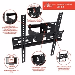 Hoidik 22"–55" telerile ART AR-53 35 kg